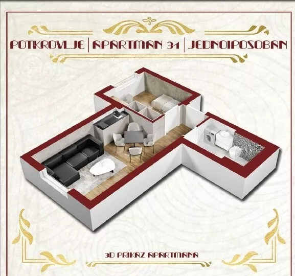 Jednoiposoban stan | 4zida