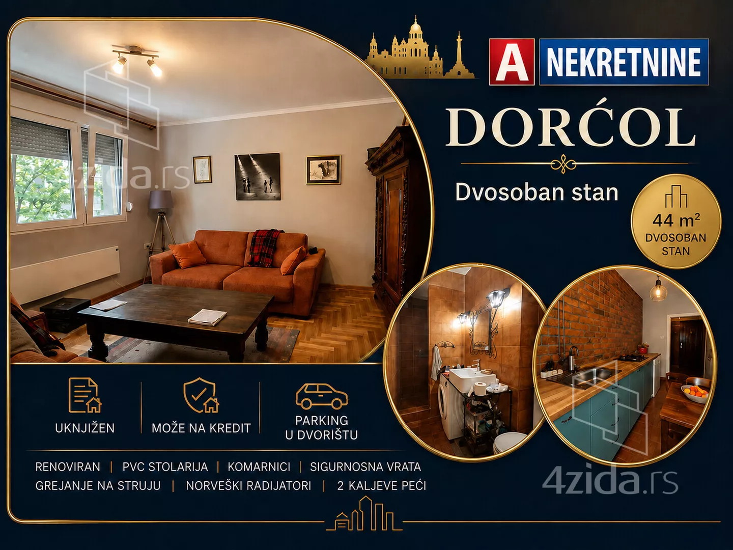 Dvosoban stan | 4zida
