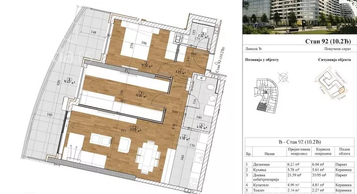 Trosoban stan | 4zida
