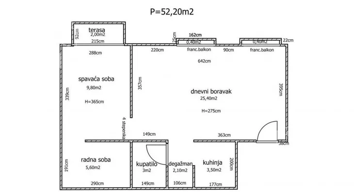 Dvosoban stan | 4zida