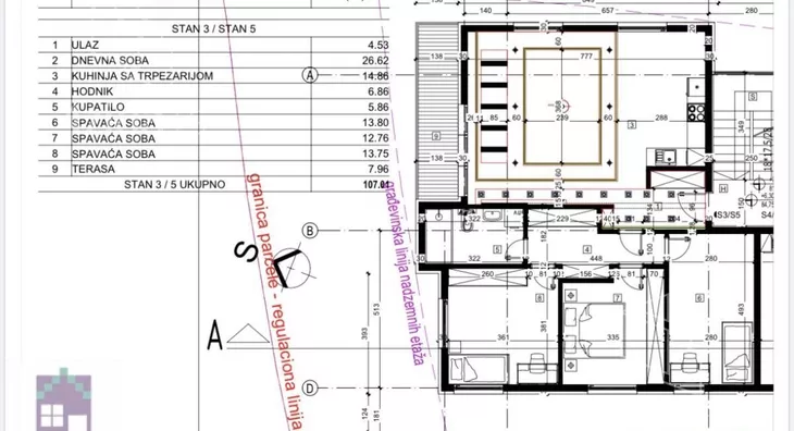 Trosoban stan | 4zida