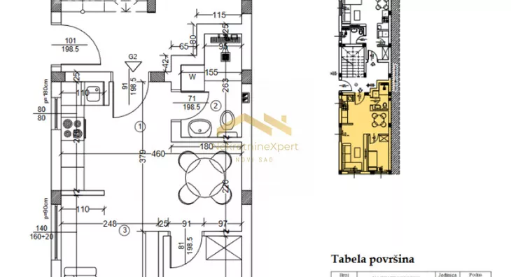 Jednoiposoban stan | 4zida