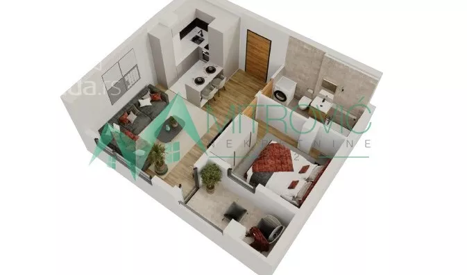 Jednoiposoban stan | 4zida