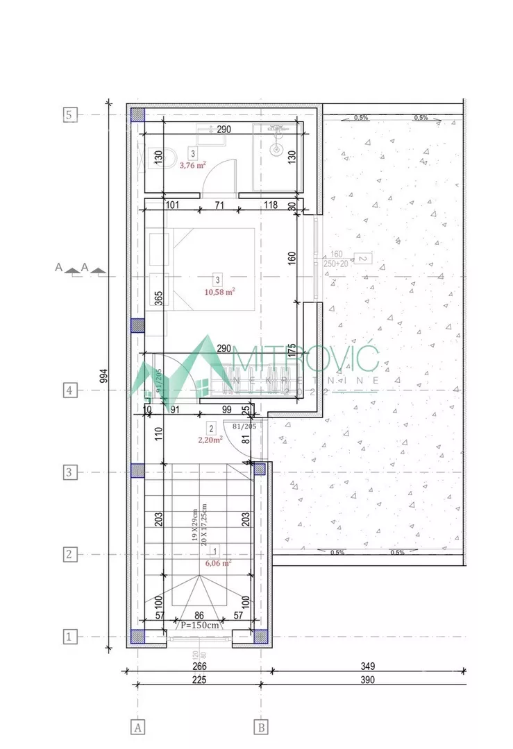 Četvoroiposoban stan | 4zida