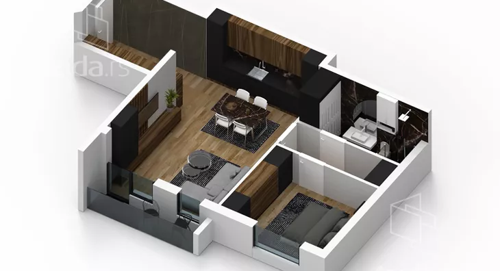 Dvosoban stan | 4zida