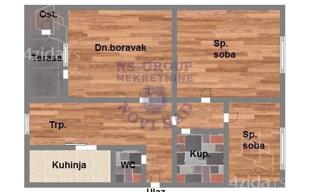 Trosoban stan | 4zida