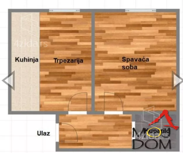 Jednosoban stan | 4zida