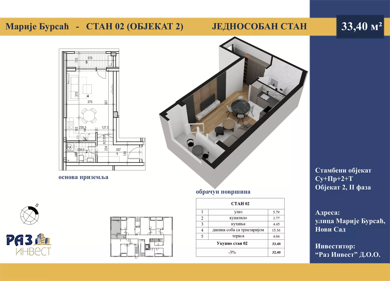 Garsonjera | 4zida