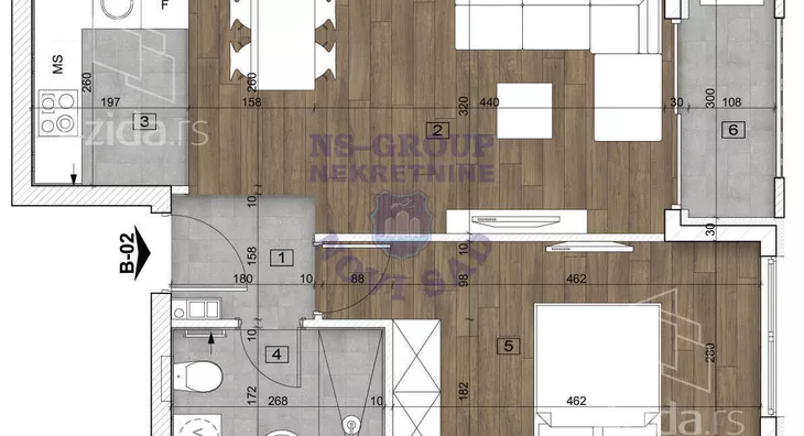 Dvosoban stan | 4zida