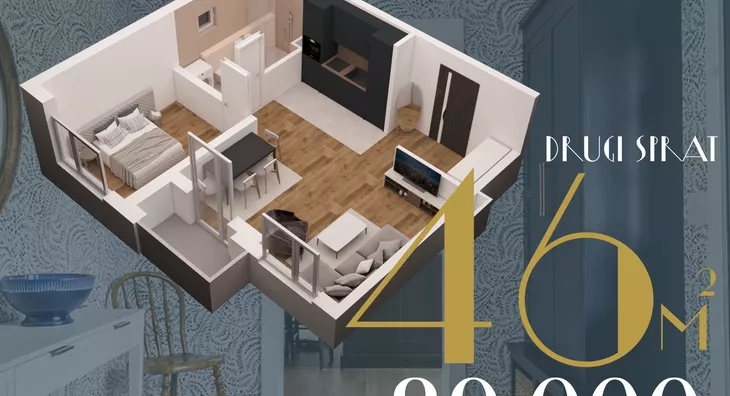 Jednoiposoban stan | 4zida