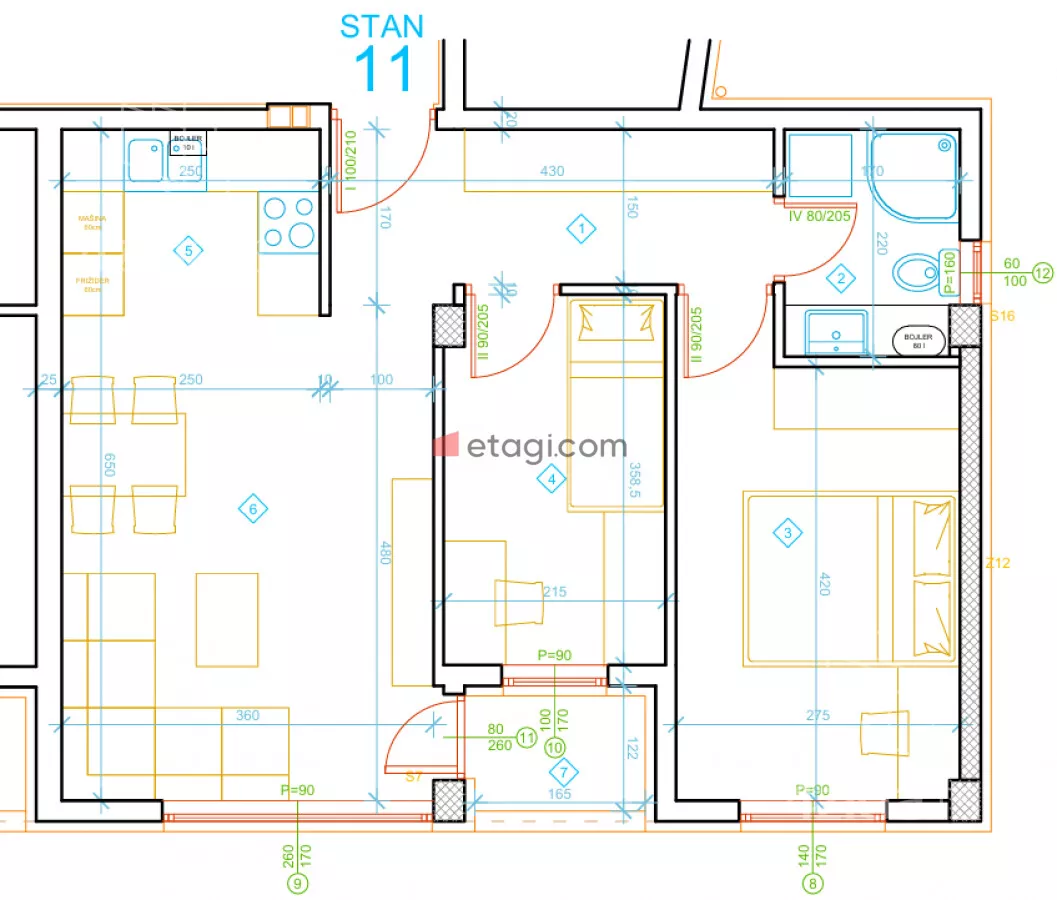 Dvosoban stan | 4zida