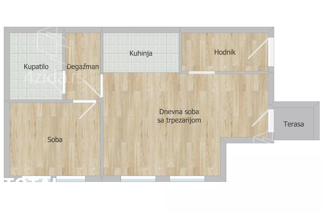 Dvosoban stan | 4zida