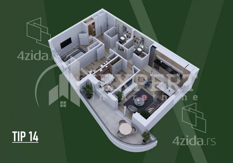 Četvorosoban stan | 4zida