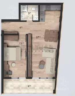 Dvosoban stan | 4zida