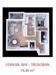 Trosoban stan | 4zida