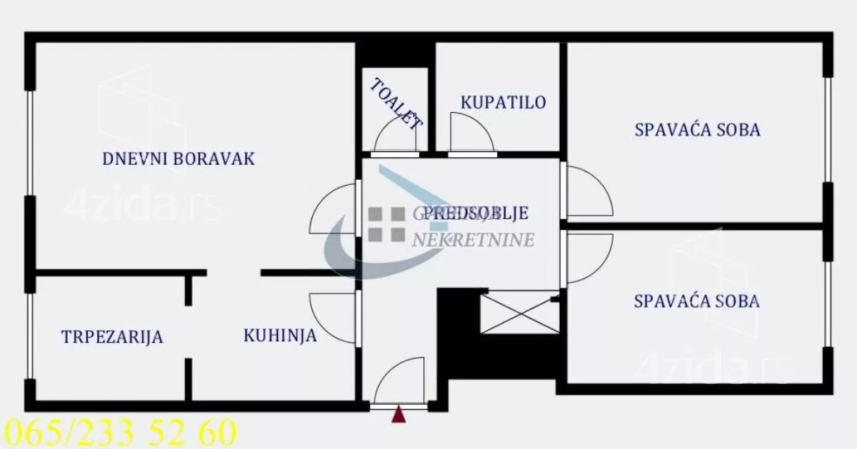 Trosoban stan | 4zida