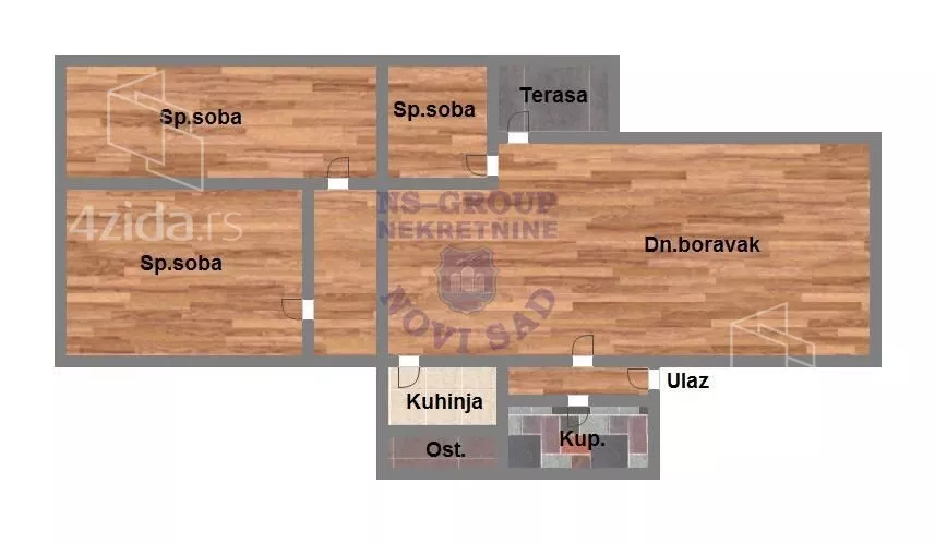 Trosoban stan | 4zida