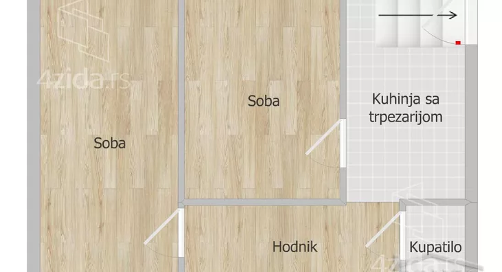 Dvosoban stan | 4zida