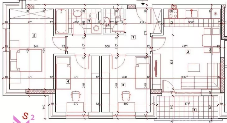 Trosoban stan | 4zida