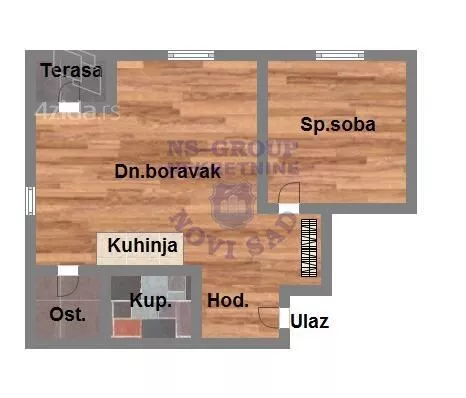 Jednoiposoban stan | 4zida