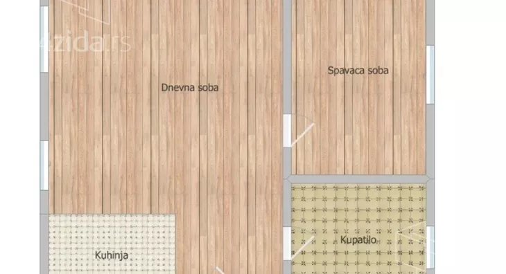 Jednoiposoban stan | 4zida