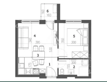 Jednoiposoban stan | 4zida