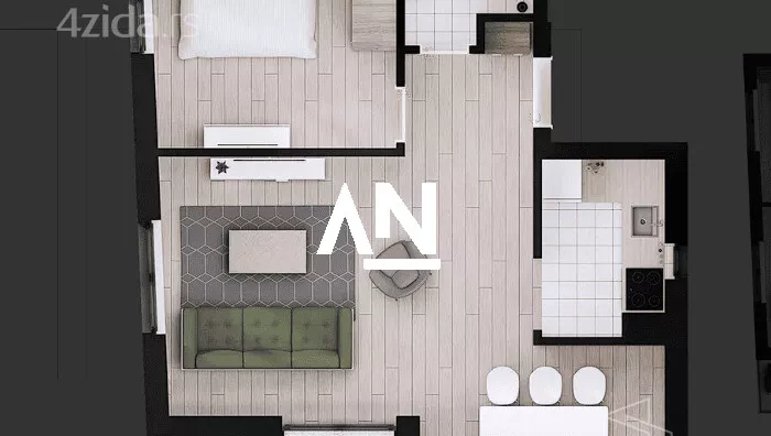 Dvosoban stan | 4zida