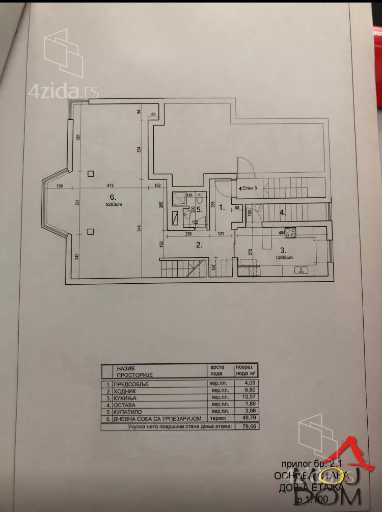 Šestosoban stan | 4zida