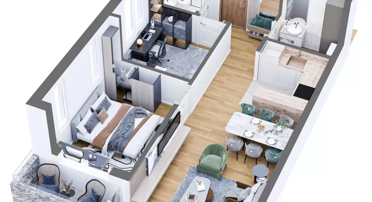 Trosoban stan | 4zida