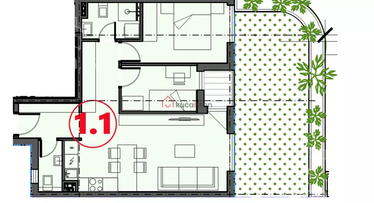 Trosoban stan | 4zida
