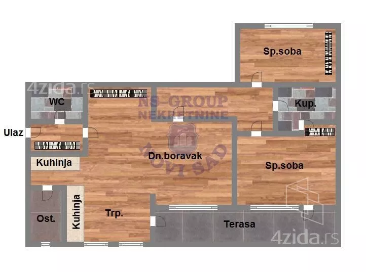 Trosoban stan | 4zida