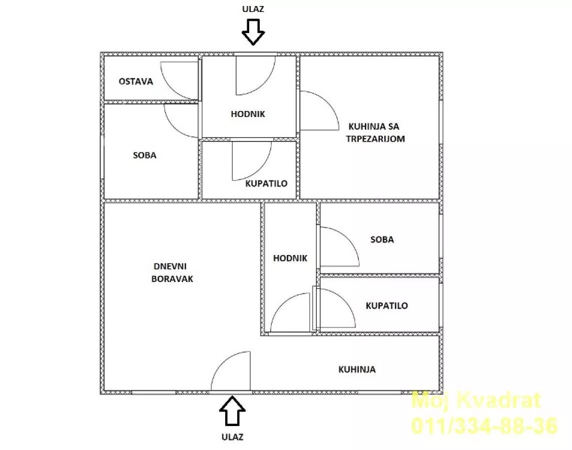 Trosoban stan | 4zida