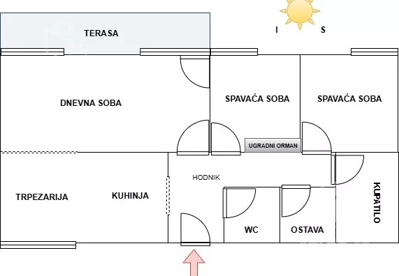 Trosoban stan | 4zida