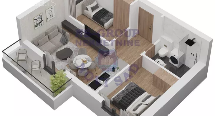 Dvoiposoban stan | 4zida