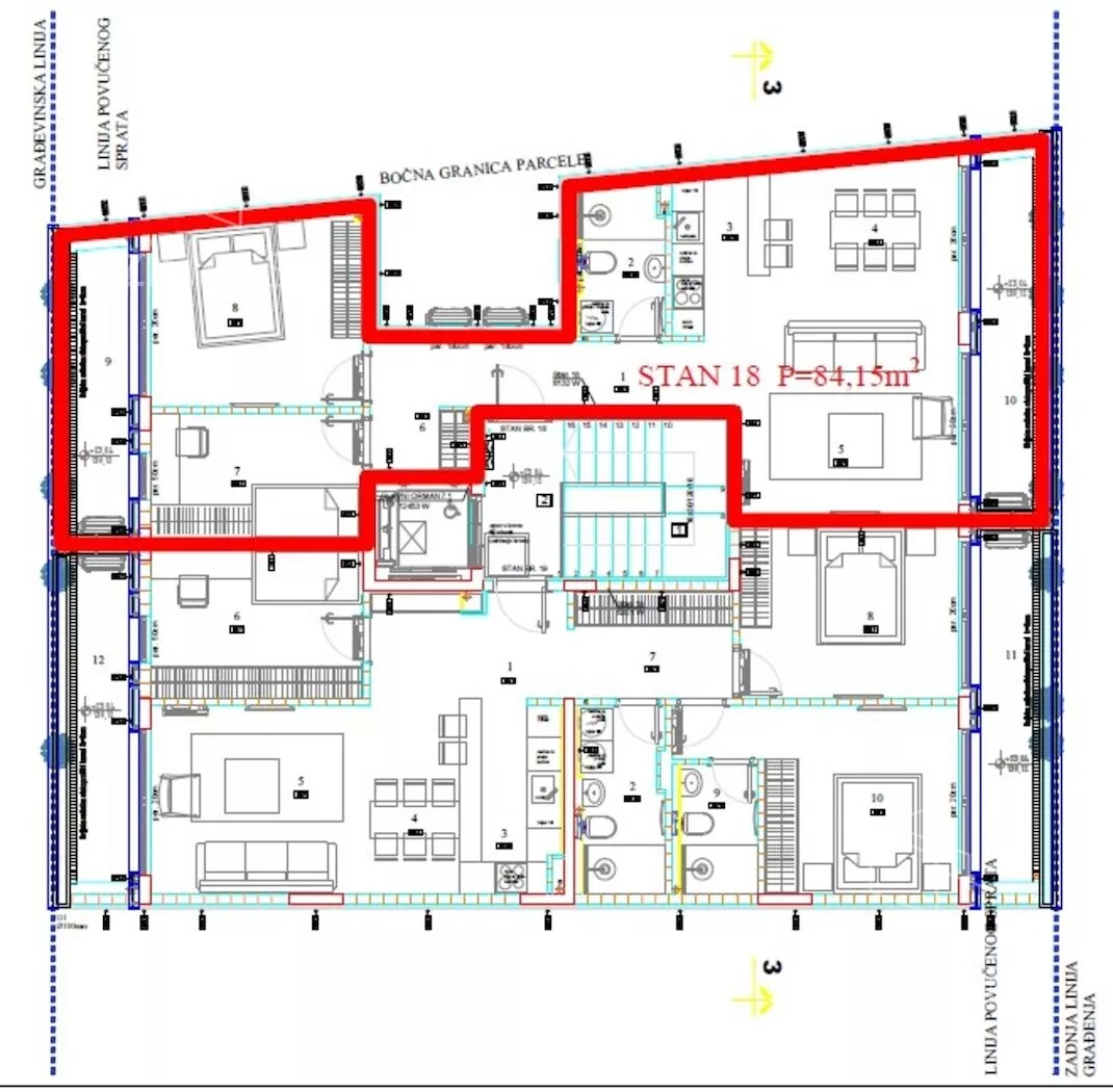Trosoban stan | 4zida