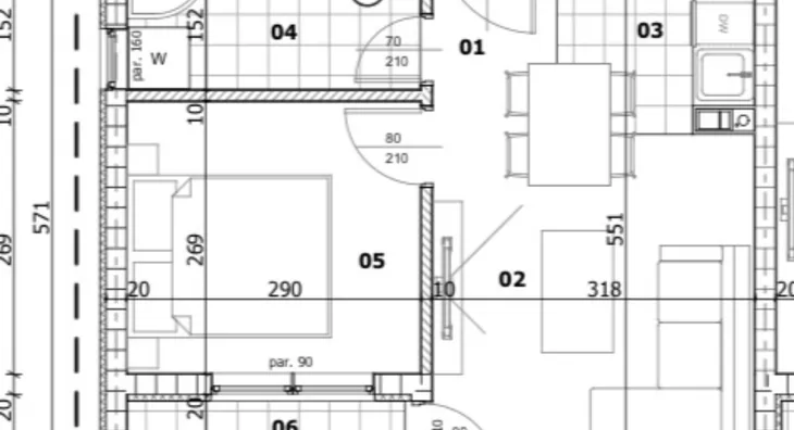 Jednoiposoban stan | 4zida