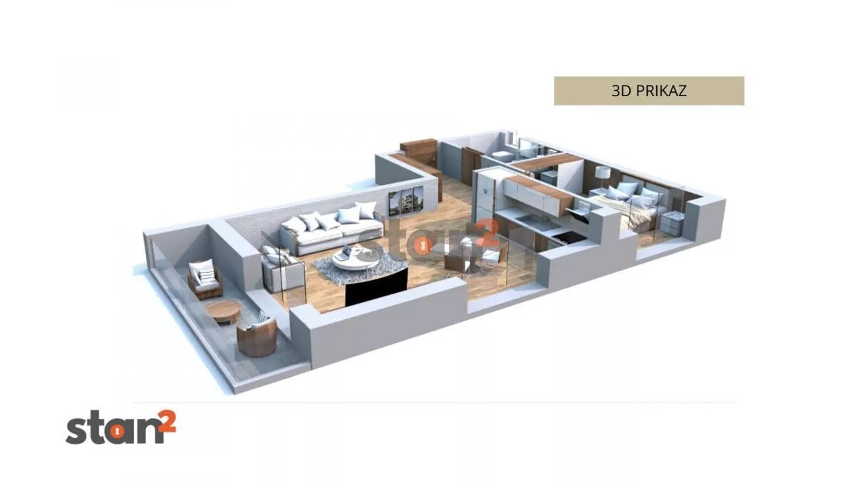 Jednoiposoban stan | 4zida