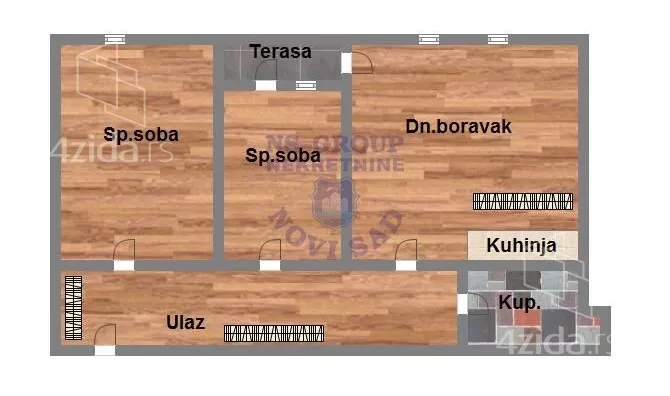 Trosoban stan | 4zida