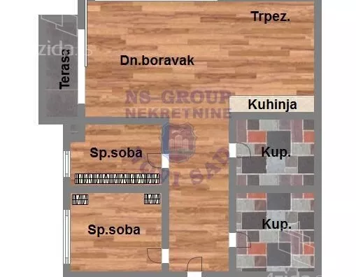 Trosoban stan | 4zida