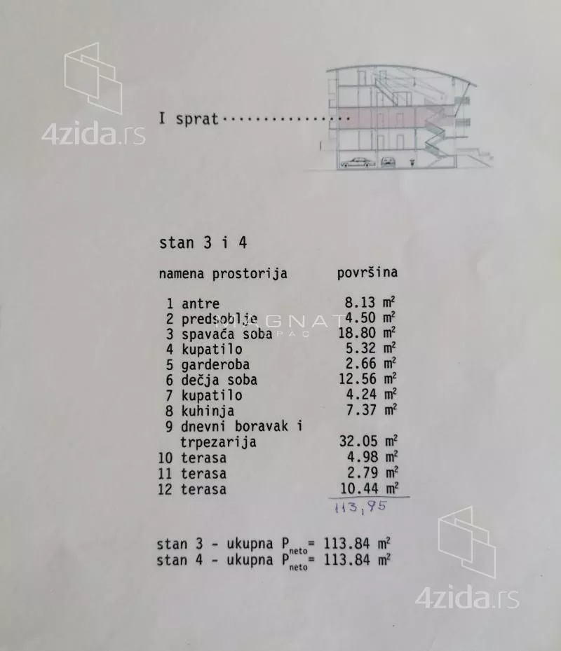 Trosoban stan | 4zida