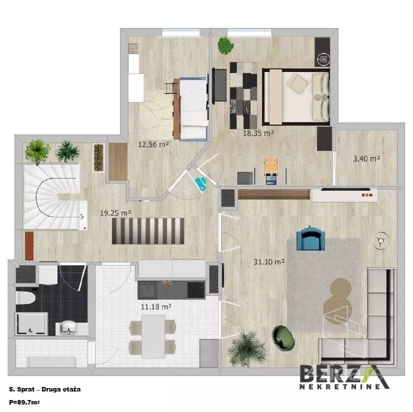 Troiposoban stan | 4zida