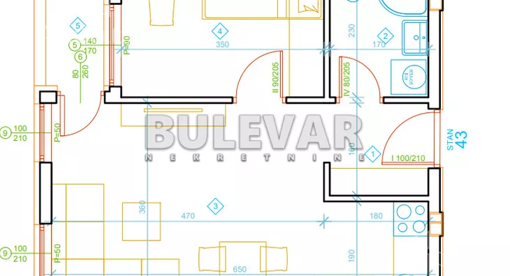 Jednoiposoban stan | 4zida