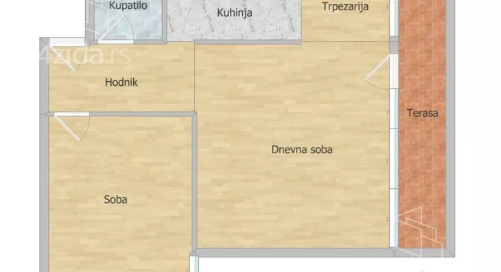 Dvosoban stan | 4zida