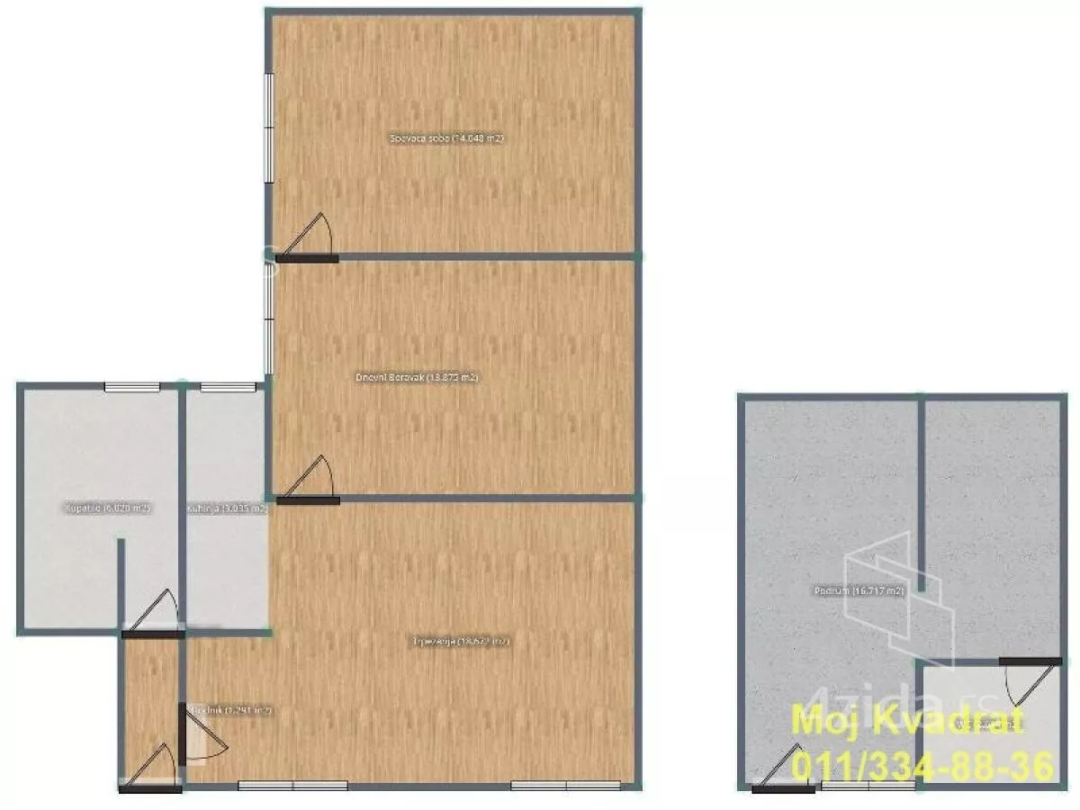 Trosoban stan | 4zida