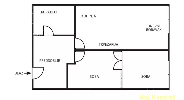 Jednoiposoban stan | 4zida