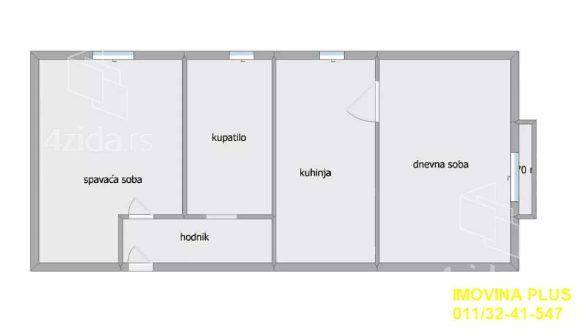 Dvosoban stan | 4zida