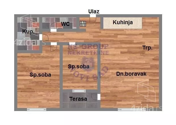 Trosoban stan | 4zida