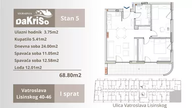 Vatroslava Lisinskog  40-46 | 4zida.rs