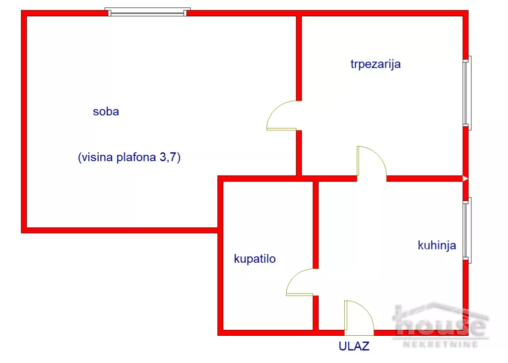 Jednoiposoban stan | 4zida