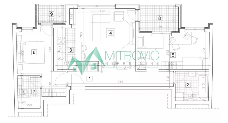 Trosoban stan | 4zida